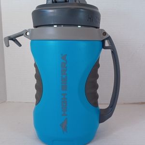 High Sierra 64 Oz (1.9Lt.) BPA-free Max Hydrate Sport Jug, Blue and Black